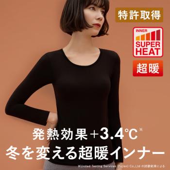 【NEW】ブラ イン スーパー ヒート インナー クルーネック
